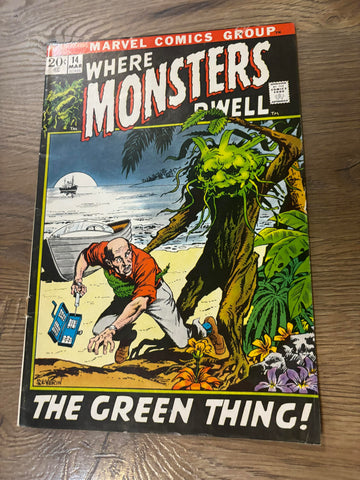 Where Monsters Dwell #14 - Marvel Comics - 1972