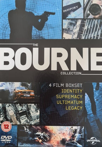 DVD: The Bourne Collection - 4 Film Box Set - Used/ Good