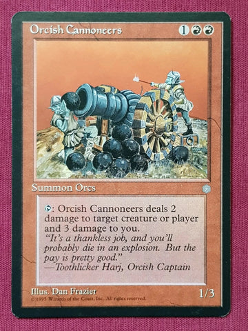"Orcish Cannoneers" x4 - Magic The Gathering Card - Ice Age - 4-Card Playset