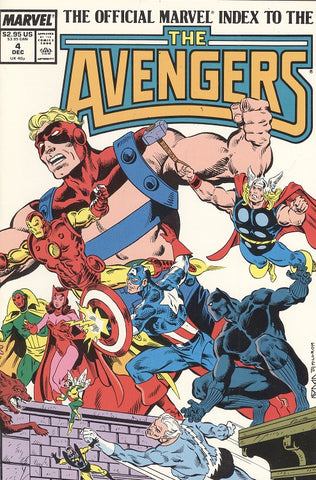 Official Marvel Index to the Avengers #4 5 6 (3x Comics) - Marvel - 1987