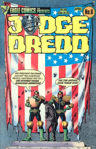 Judge Dredd #6 - Eagle Comics - 1984 - Brian Bolland Cover