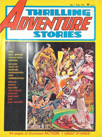 Thrilling Adventure Stories #1 - Seaboard Periodicals - 1975