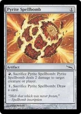 "Necrogen Spellbomb" FOIL - Magic The Gathering Card - Mirrodin