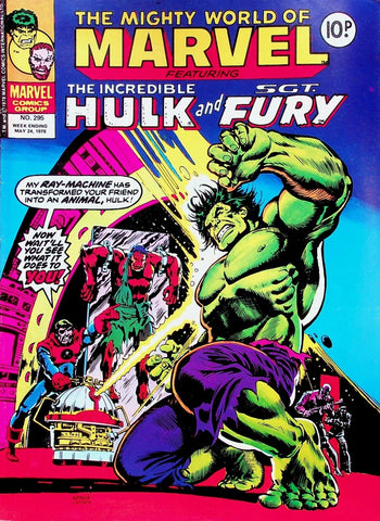 Mighty World of Marvel #295 - #299 (5x Comics) - Marvel/British - 1978