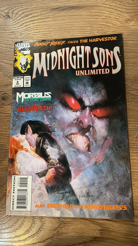 Midnight Sons Unlimited #2 - Marvel Comics - 1993