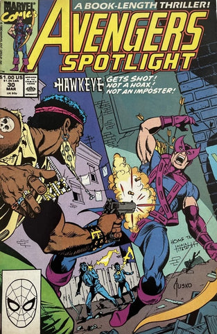 Avengers Spotlight #30 - Marvel Comics - 1990