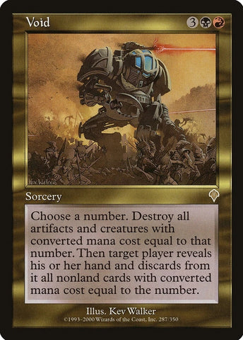"Void" - Magic The Gathering Card - Invasion