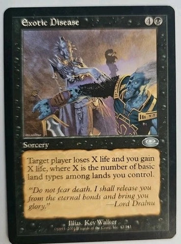 "Exotic Disease" x4 - Magic The Gathering - Planeshift - 4-Card Playset