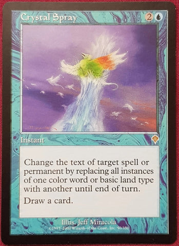 "Crystal Spray" - Magic The Gathering Card - Invasion
