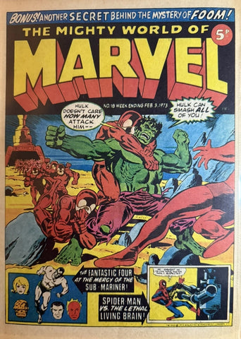 Mighty World of Marvel #18 - Marvel Comics - 1973