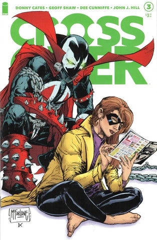 Crossover #3 - Image Comics - 2021 - Spawn/Shadowhawk Cover Variant