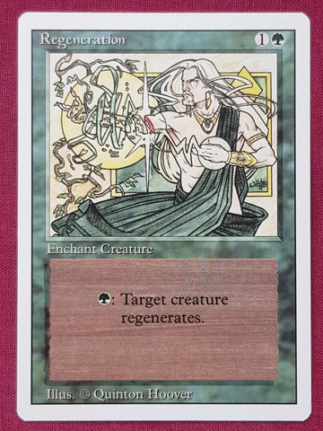 "Regeneration" - Magic The Gathering Card - Revised