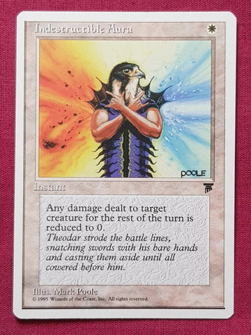 "Indestructible Aura" x4 - Magic The Gathering - Chronicles - 4-Card Playset
