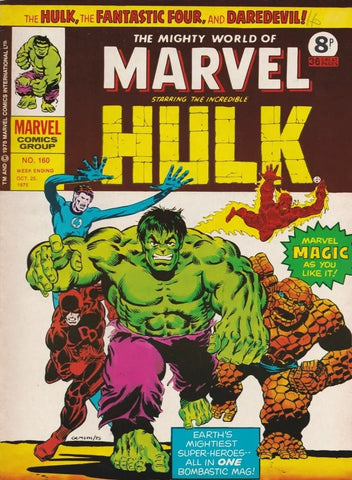 Mighty World of Marvel #160 - Marvel Comics - 1975