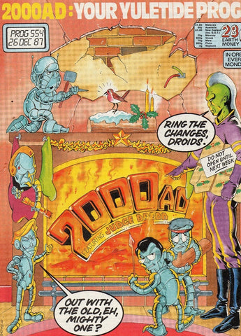 2000AD Comic Prog #554 - #560 (7x Comics RUN) - 1987/88