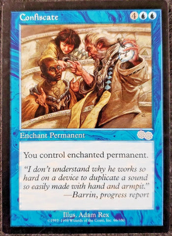 "Confiscate"- Magic The Gathering - Urza's Saga