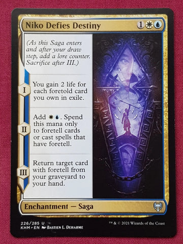 "Niko Defies Destiny" - Magic The Gathering Card - Kaldheim