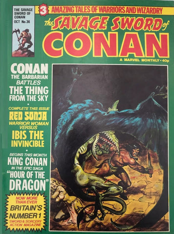 Savage Sword of Conan Monthly #36 - Marvel Comics - 1980