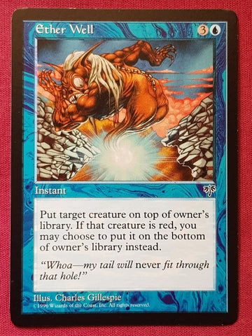 "Ether Well" - Magic The Gathering Card - Mirage