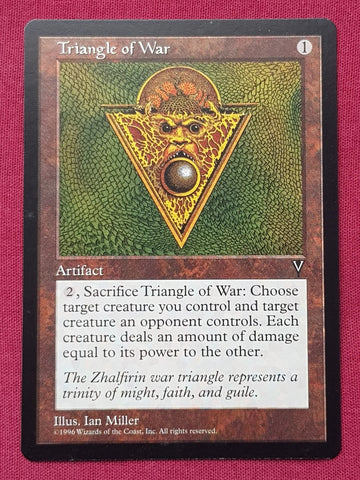 "Triangle Of War" - Magic The Gathering Card - Visions