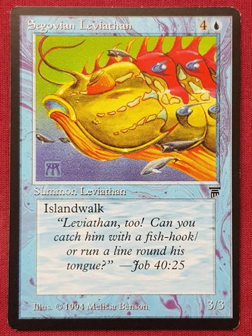 "Segovian Leviathan" - Magic The Gathering Card - Legends