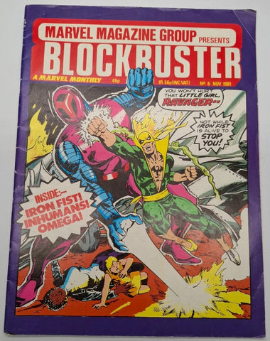 Blockbuster #6 - Marvel Comics / British - 1981