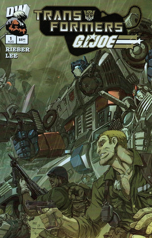 Transformers / G.I. Joe #1 - Dreamwave - 2003 - HoloFoil Variant