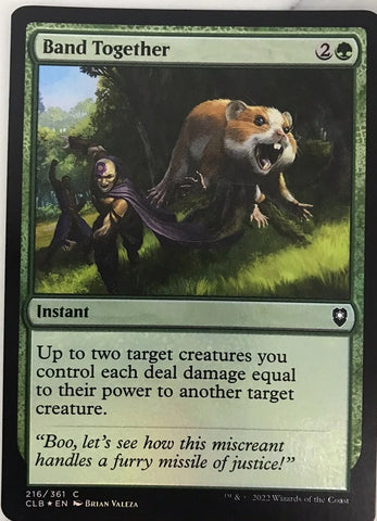 "Band Together" x4 - Magic The Gathering Card - CLB - 4-Card Playset