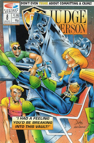 Judge Anderson #8 - Fleetway - 1990