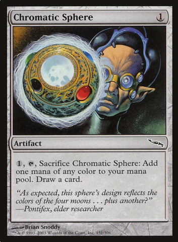 Chromatic Sphere - MTG Magic the Gathering Card - FOIL