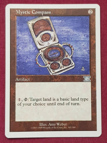 "Mystic Compass" - Magic The Gathering Card - 6th Edition