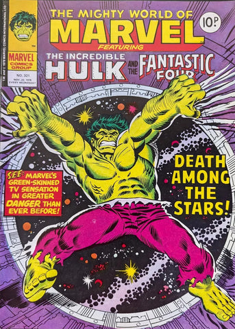 Mighty World of Marvel #321 - #324 (4x Comics) - Marvel/British - 1978