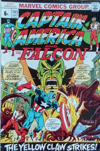 Captain America #165 - Marvel Comics - 1973