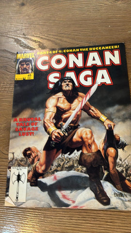 Conan Saga #45 - Marvel Magazines - 1990