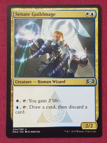 "Senate Guildmage" - Magic The Gathering Card - Ravnica Allegiance