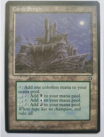 "Castle Sengir" - Magic The Gathering Card - Homelands