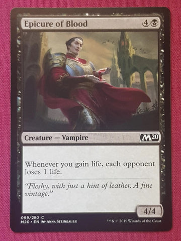 "Epicure Of Blood" x4 - Magic The Gathering Card - M20 - 4-Card Playset