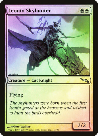 "Leonin Skyhunter" FOIL - Magic The Gathering Card - Mirrodin
