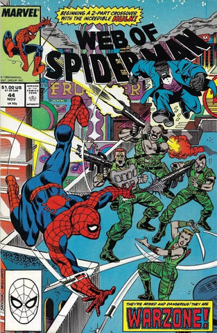 Web Of Spider-Man #44 - Marvel Comics - 1988