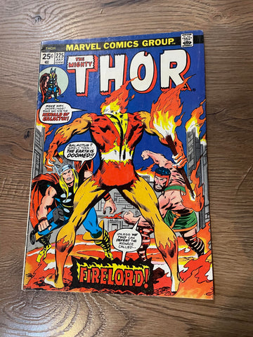 Mighty Thor #225 - Marvel Comics - 1974 - 1st App Firelord - Back Issue