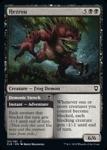 "Hezrou" x4 - Magic The Gathering Card - CLB - 4-Card Playset