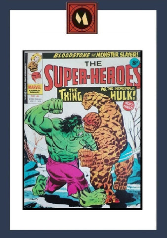 The Super-Heroes #46 - Marvel Comics / British - 1976 - Hulk Vs Thing