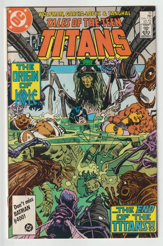 Tales of the Teen Titans #70 - DC Comics - 1986
