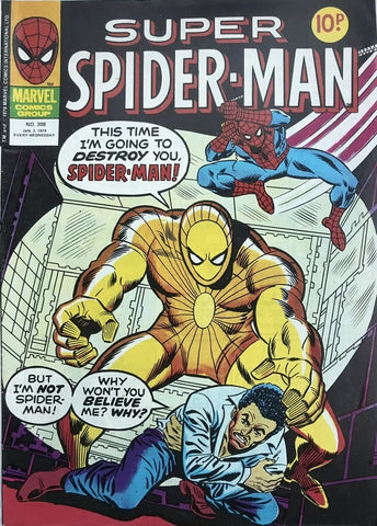 Super Spider-Man #308 309 310 - Marvel Comics/British - 1978