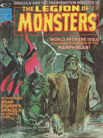 Legion of Monsters #1 - Marvel / Curtis Magazines - 1975 - 1st Manphibian