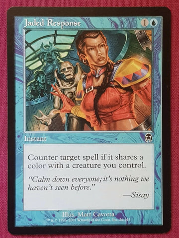 "Jaded Response" x4 - Magic The Gathering - Apocalypse - 4-Card Playset