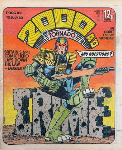 2000AD Comic Prog #168 - 1980
