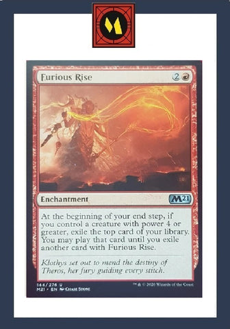 "Furious Rise" - Magic The Gathering Card - M21