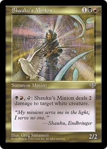 "Shauku's Minion" - Magic The Gathering Card - Mirage
