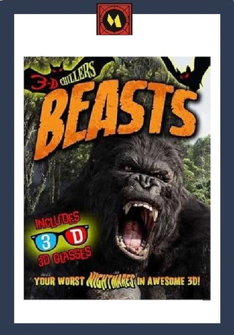 Beasts: 3D Chillers by Deborah Kespert, Used; with 3D Glasses
